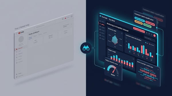Hero illustration for YouTube Competitor Analysis in 2026: The Spy Mode Playbook